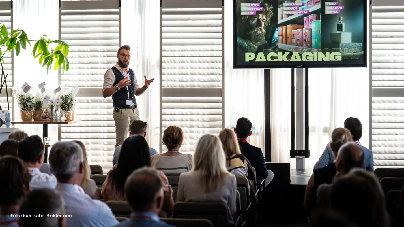 AI spreker Hendrik van Zwol bij Packconnect voor publiek, AI lezing Hendrik van Zwol
