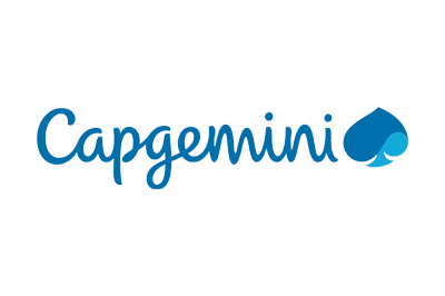 Logo van Capgemini, opdrachtgever van AI spreker Hendrik van Zwol
