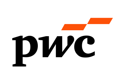 Logo van PwC Nederland, opdrachtgever van AI spreker Hendrik van Zwol