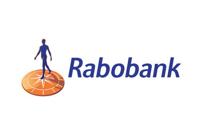 Logo van Rabobank Nederland, opdrachtgever van AI spreker Hendrik van Zwol