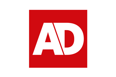 Algemeen Dagblad media-logo van AI spreker Hendrik van Zwol