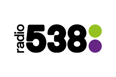 Radio 538 media-logo van AI spreker Hendrik van Zwol