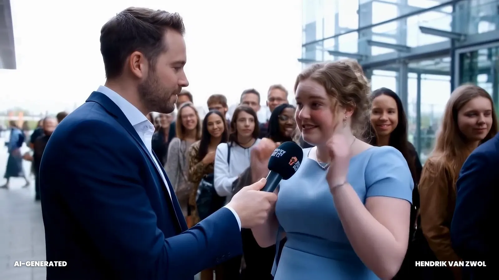 Holy mac… wat een opkomst bij m’n live tv-interview!